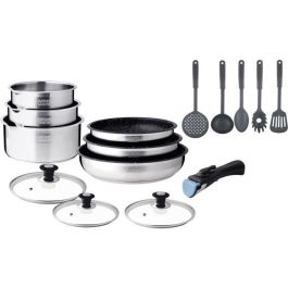 Batería de cocina de inducción - Arthur Martin - AM1275 - Acero inoxidable - 15 piezas - Mango extraíble - Todas las placas de cocción, incluida inducción Precio: 128.79000057. SKU: B1K9K77HZC