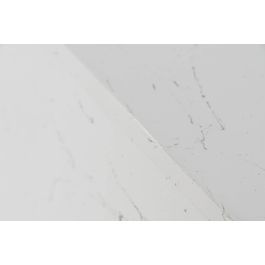 DKD Home Decor Cajonera Moderno Blanco Marron Oscuro 4 cajones 40 x 105 x 70 cm