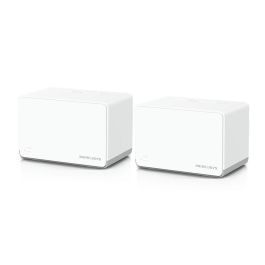 Mercusys HALO H70X (2-PACK) sistema Wi-Fi Mesh (Wi-Fi en malla) Doble banda (2,4 GHz / 5 GHz) Wi-Fi 6 (802.11ax) Blanco 3 Interno Precio: 74.95000029. SKU: S5615955