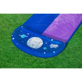 Bestway Pista Deslizante con Rampa de Salto Doble 488x138 cm +3 Años Jardin 52364