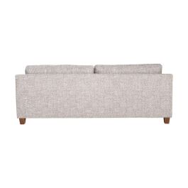 Sofá 3 Plazas Gris Oscuro Tejido-Madera 221 X 90 X 87 cm