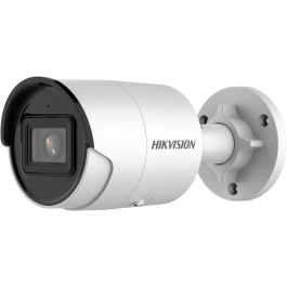 Hikvision Cámara IP Bullet 4MP AcuSense 2.8mm IR40 120dB WDR H.265+ Micrófono Integrado IP67