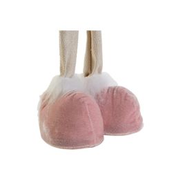 Figura DKD Home Decor Rosa Blanco 12 x 66 x 17 cm (2 Unidades) Figura DKD Home Decor Rosa Blanco 12 x 66 x 17 cm (2 Unidades)