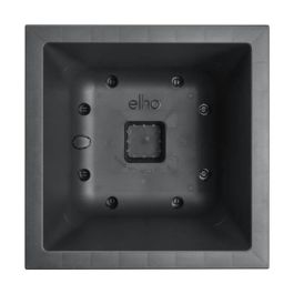 Elho ELH8711904497736 Jardinera Vivo Next Square 40 Negro Ø 39 x H 38 cm interior/exterior 100% reciclado