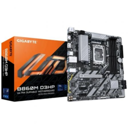 GIGABYTE B860M D3HP Placa base - CPUs Intel Core Ultra, VRM de 4+1+2+1 fases, hasta 9066MHz DDR5, 2xPCIe 4.0 M.2, LAN GbE, USB 3.2 Gen 1 Precio: 150.88999959. SKU: B14DMDHB88