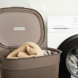 Cesto para la Ropa Curver Marrón Plástico 55 L 44 x 61 x 35 cm (8 Unidades)