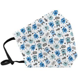 Mascarilla De Proteccion Reutilizable Fuli Pequeña Talla S Monsters Azul Precio: 6.59000001. SKU: B1F5TQXMQG