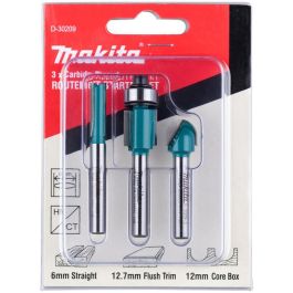 Makita D-30209 - Set de 3 Fresas