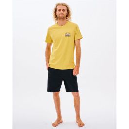 Camiseta de Manga Corta Hombre Rip Curl 00IMTE-8126 Amarillo