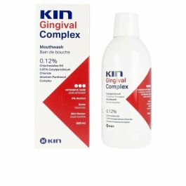 Kin Gingival Complex Enjuague Bucal con Clorhexidina para Encías Sensibles, Antiplaca y Tratamiento Periodontal 500 ml Precio: 12.79000008. SKU: S0597060
