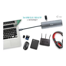 Hub USB i-Tec C31NANODOCKLANPD