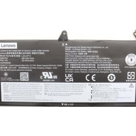 Lenovo Batería Interna de Iones de Litio de Alta Capacidad 54.7Wh, 15.44V, 4 Celdas para Portátiles ThinkPad X13 Gen 3 y Series