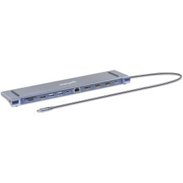MANHATTAN Dockingstation 12-in-1 4K 1xHDMI 2xDP 3xUSB-A