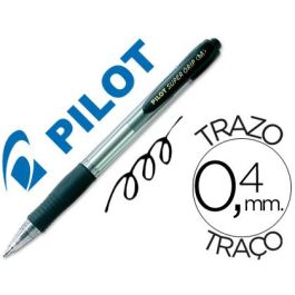 Boligrafo Pilot Super Grip Negro Retractil Sujecion De Caucho Tinta Base De Aceite 12 unidades Precio: 11.58999952. SKU: S8422413