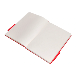 Antartik Cuaderno A5 Hojas Puntos Rojo Tapa Dura 100 Hojas 80 Gr Fsc