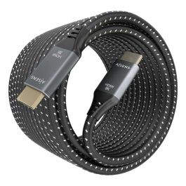 AISENS - CABLE HDMI V2.1 ULTRA ALTA VELOCIDAD / HEC 8K@60HZ 48GBPS, A/M-A/M, GRIS/NEGRO, 10M