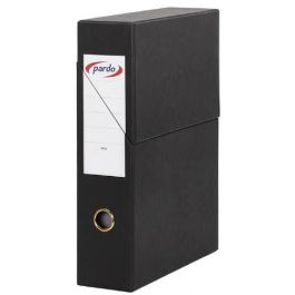 Pardo Archivador con tapa DIN A4 80 mm Negro Carton forrado 335x250x80 mm Precio: 17.5000001. SKU: B1C4DRTKQH
