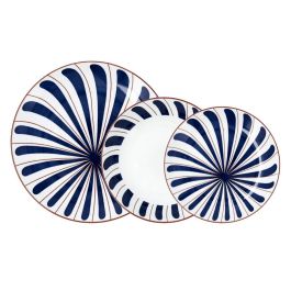 Bidasoa Oceanika Vajilla Porcelana 18 Piezas 6 Personas Azul Precio: 39.49999988. SKU: B19MBD7FBH