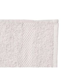 Berilo Toalla Lisa de Baño 70x130 cm Gris Claro, 80% Algodón y 20% Poliéster (Set de 12)