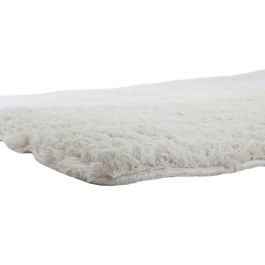 DKD Home Decor Alfombra Marfil Plateado Poliester 240 x 3 x 60 cm