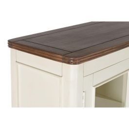 Vitrina Home ESPRIT Crema Marrón oscuro Madera de mango Madera MDF 150 X 45 X 190 CM