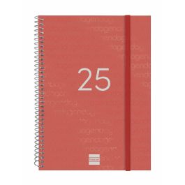 Agenda Finocam YEAR Rojo A5 15,5 x 21,2 cm 2025