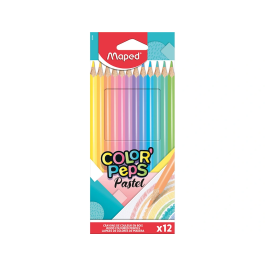 Maped Color'Peps Pastel Surtidos Estuche Lápices De Colores 12 Ud