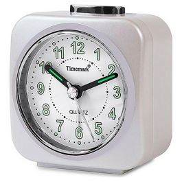 Reloj-Despertador Analógico Timemark Blanco Silencioso con sonido Modo noche Precio: 7.88999981. SKU: S6503180