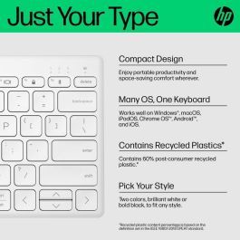 HP 350 Compact Multi-Device Bluetooth Keyboard HP 350 Compact Multi-Device Bluetooth Keyboard