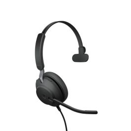 Jabra Evolve2 40 Auriculares Profesionales con Cancelación de Ruido, Certificado Microsoft Teams y 3 Micrófonos
