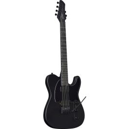 EKO Guitarra Eléctrica Tero 500 Stealth - Telecaster Matte Black - 6 Cuerdas - Humbucker con Pastilla Dividida