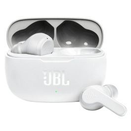 Auriculares Bluetooth con Micrófono JBL JBLW200TWSWHT Blanco Auriculares Bluetooth con Micrófono JBL JBLW200TWSWHT Blanco