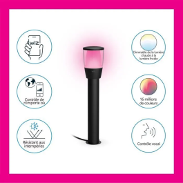 Wiz WIZ1708426428723 Kit de Inicio para Exteriores de 12V - Terminal Conectado, Aluminio, LED Integrado, Negro