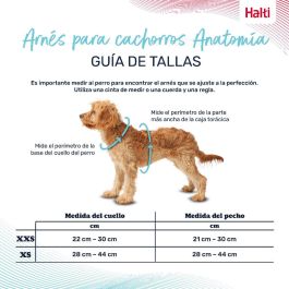 Halti Anatomy Arnés Cachorro Gris XS Cuerpo 28-44 cm Halti Anatomy Arnés Cachorro Gris XS Cuerpo 28-44 cm