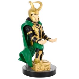 Exquisite Gaming Cable Guy Loki Marvel 20cm - Soporte y cargador para mandos PlayStation/Xbox y smartphones