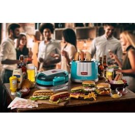 Ariete 205/01 Máquina de Hamburguesas Party Time Azul - Placas Antiadherentes, Compacta Ariete 205/01 Máquina de Hamburguesas Party Time Azul - Placas Antiadherentes, Compacta
