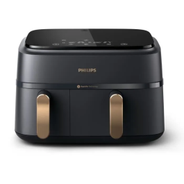 Philips Freidora sin Aceite NA352/04 9L Doble Cesta Pantalla Táctil Accesorios Negra Precio: 205.59000011. SKU: B14EML47SM