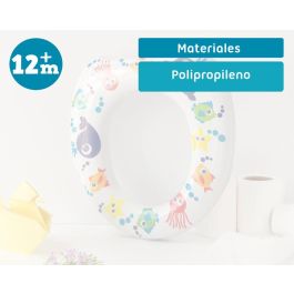 KioKids Reductor de WC Acolchado para Niños +12 Meses - Asiento Inodoro Universal Cómodo e Higiénico - Multicolor