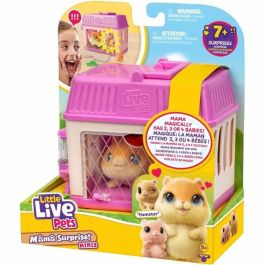 Little Live Pets Hamsters Mama Surprise LIT0630996266267 - Incluye Bebés y Accesorios Personalizables