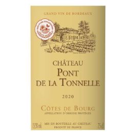 Château Pont de la Tonelle 2019 Côtes de Bourg - Vino tinto de Burdeos