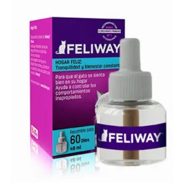 Feliway CLASSIC Recambio Difusor 48ml - Ayuda a estabilizar el comportamiento del gato, reduciendo marcaje urinario y arañazos verticales Precio: 28.49999999. SKU: S6102473