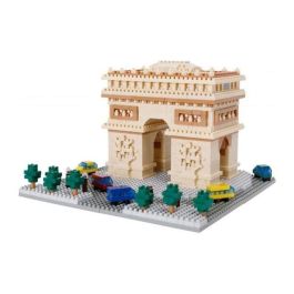 Nanoblock BAN1741037406501 Arco del Triunfo Edificio Famoso Set de Bloques de Construcción en Miniatura Nanoblock BAN1741037406501 Arco del Triunfo Edificio Famoso Set de Bloques de Construcción en Miniatura