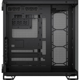 Corsair CC-9011257-WW Caja Semitorre 6500X Dual Chamber Negra, Flujo de Aire Excepcional, Diseño Organizado y Personalizable