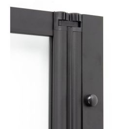 Gelco GEL3467937118968 Mampara de bañera 4 paneles Lexia Negro 110x140 cm