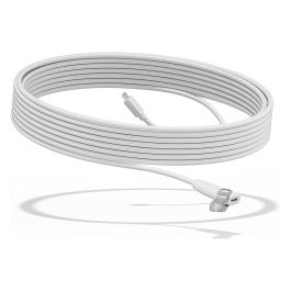 Logitech 952-000047 Cable de Extensión para Micrófono Mic Pod, Blanco, 10m