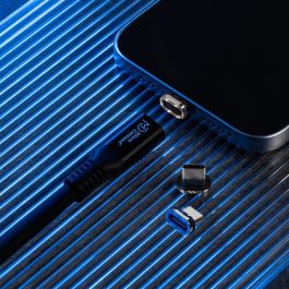 MicroConnect Cable USB-C a USB-C Magnético de Silicona Premium, 2m, 240W, 8K, 40Gbps, USB4