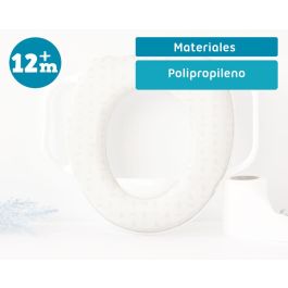 KioKids Petits moments Reductor WC Gris con Asas para Niños +12 Meses