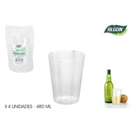 Algon Set 4 Vaso Sidra PP 480ml (50 Unidades) Precio: 28.49999999. SKU: B1E45ZL7HJ