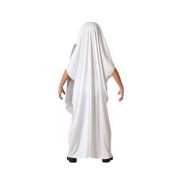 Disfraz Fantasma Blanco Con Capucha Para Niño Halloween 10-12 Años
