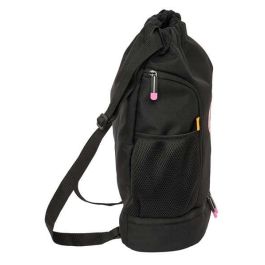 Bolsa Mochila con Cuerdas Kings League Porcinos Negro 35 x 40 x 1 cm